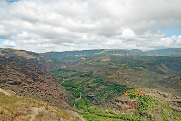 Image showing Waimea Canyon - Kauai, Hawaii