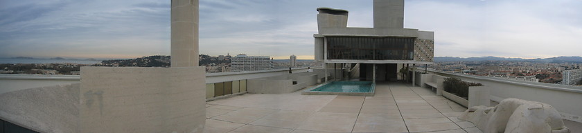 Image showing Rooftop Unité d'Habitation Marseille