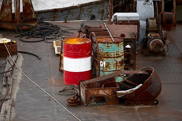 Image showing Abandoned rusty place