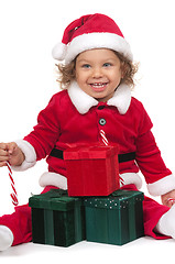 Image showing Little Santa Claus