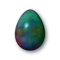 Image showing Egg Marble Green