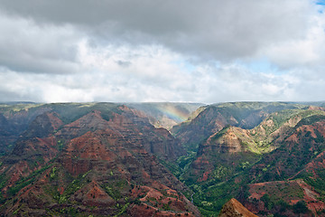 Image showing Waimea Canyon - Kauai, Hawaii