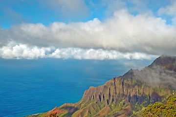 Image showing Kalalau Valley Lookout - Kauai, Hawaii