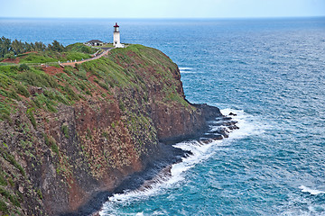 Image showing Kilauea Lighthouse on Kauai, Hawaii