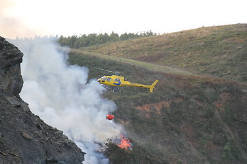 Image showing fire helicopter