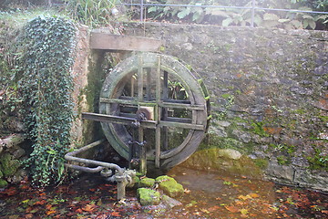 Image showing water mill wheel
