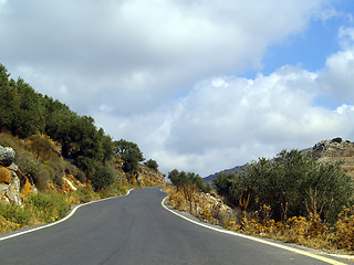 Image showing Winding road