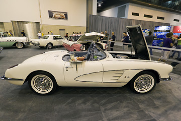 Image showing White 1960 Corvette