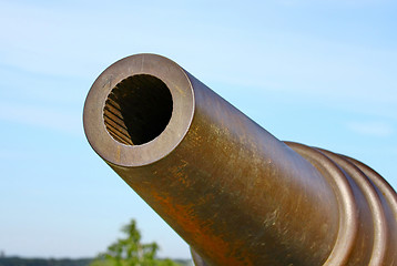 Image showing Old Russian Cannon in Suomenlinna Sveaborg Helsinki Finland