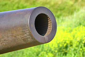 Image showing Old Russian Cannon in Suomenlinna Sveaborg Helsinki Finland