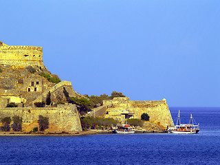 Image showing Pier at spinalonga