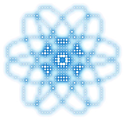 Image showing abstract atom graphic