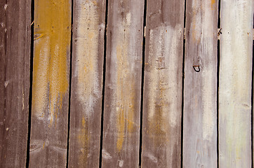 Image showing Background rural farm building wall wooden planks 