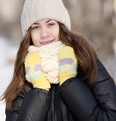 Image showing winter portrait