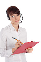 Image showing Female Customer Service Representative