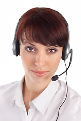 Image showing Female Customer Service Representative