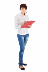 Image showing Female Customer Service Representative