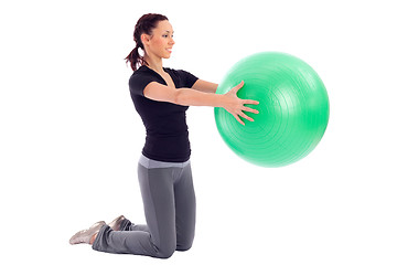 Image showing Gym Ball Exercise