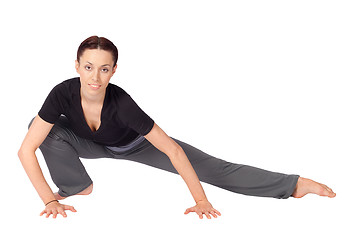 Image showing Woman doing Stretching Exercise