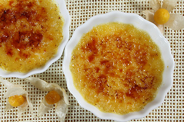 Image showing Creme brulee