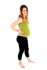 Image showing Smiling Pregnant Woman