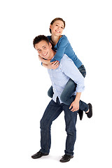 Image showing Happy Young Couple Having Fun