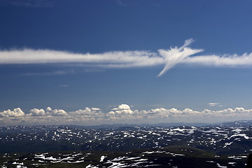 Image showing The roof of Norway.  Haukeli mountain