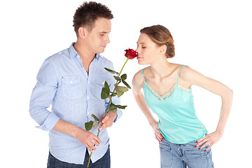 Image showing Romantic Couple in Love