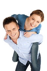 Image showing Happy Young Couple Fun