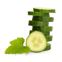 Image showing Cucumber Slices