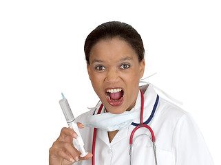 Image showing Crazy nurse