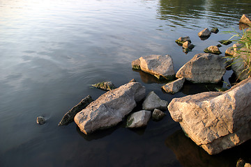 Image showing Rocks and Water