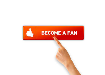 Image showing Become a fan