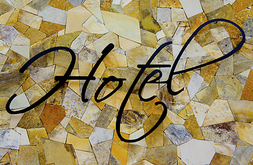 Image showing Hotel Sign