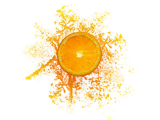 Image showing Orange Splash