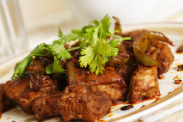 Image showing Black bean spare ribs