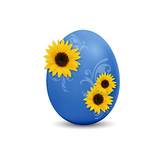 Image showing Blue Easter Egg