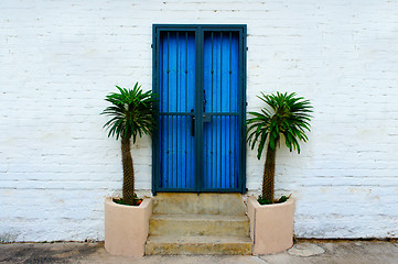 Image showing Blue Door