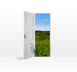 Image showing Door to Nature
