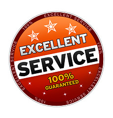 Image showing 100% Excellent Service