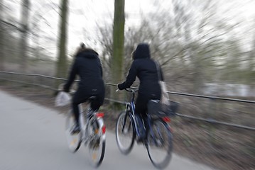 Image showing biking