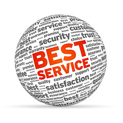 Image showing Best Service 3D Sphere