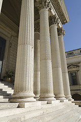 Image showing columns of court