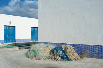 Image showing Fishing harbor