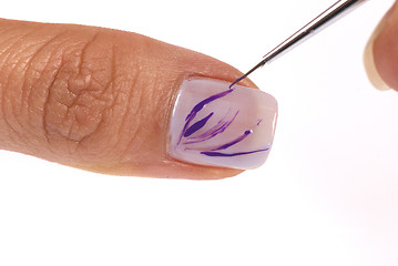 Image showing Nail art