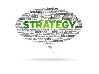 Image showing Speech Bubble - Strategy