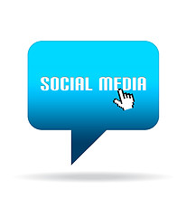 Image showing Social Media Speech Bubble