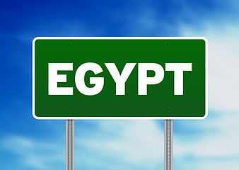 Image showing Egypt Highway Sign