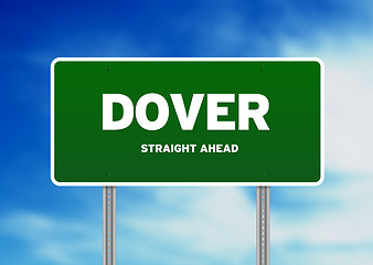 Image showing Dover, Delaware Highway Sign