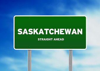 Image showing Saskatchewan Highway  Sign
